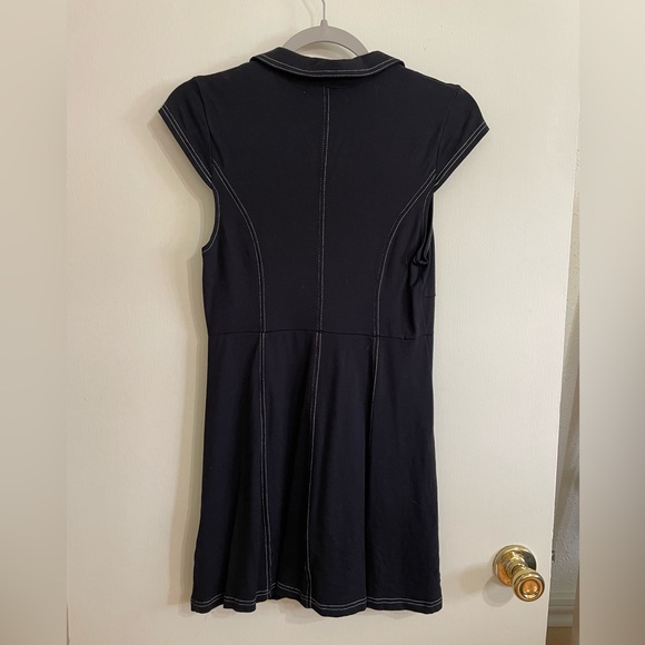 Urban Outfitters Amal Zip-Front Mini Dress sz M - Picture 5 of 6